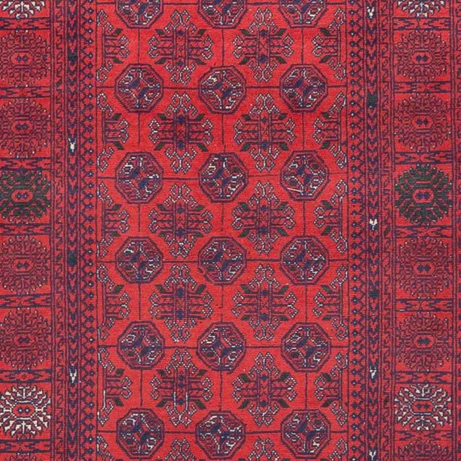 Tappeto corsia Tappeto afgano - Bukhara - 479 x 89 cm - rosso