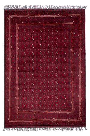 Tappeto afgano - Bukhara - 284 x 195 cm - rosso