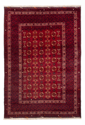 Tappeto afgano - Bukhara - 284 x 194 cm - rosso