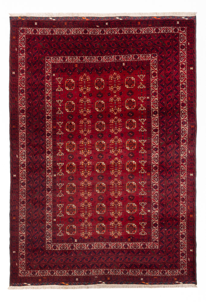 Tappeto afgano - Bukhara - 284 x 194 cm - rosso