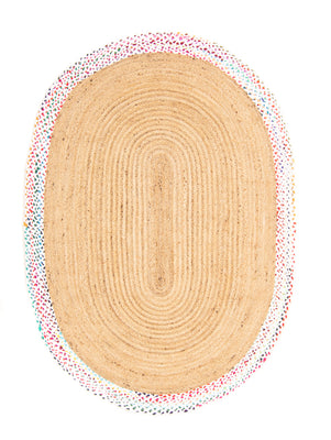 Tappeto in juta - 200 x 140 cm - naturale