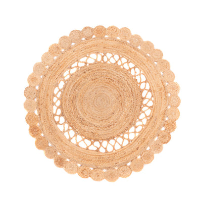 Tappeto in juta - 200 x 140 cm - naturale