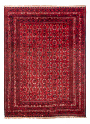 Tappeto afgano - 275 x 203 cm - rosso