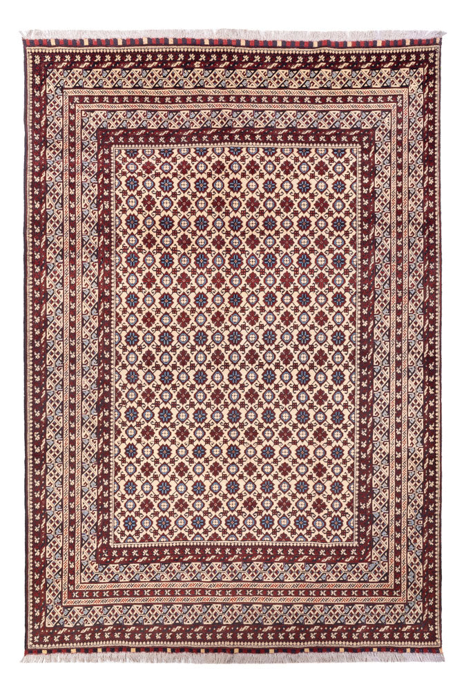 Tappeto afgano - 281 x 194 cm - beige chiaro