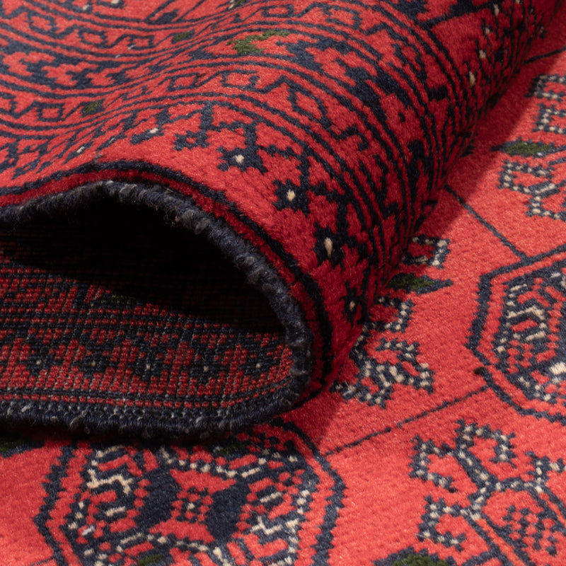Tappeto corsia Tappeto afgano - Bukhara - 479 x 89 cm - rosso