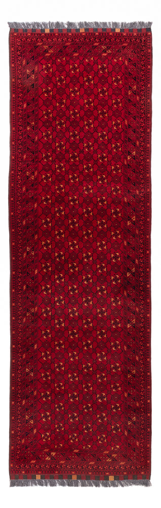 Tappeto corsia Tappeto afgano - Bukhara - 273 x 86 cm - rosso