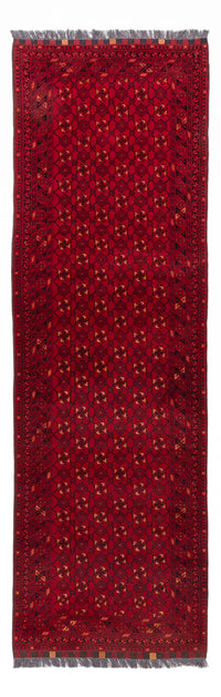 Tappeto corsia Tappeto afgano - Bukhara - 273 x 86 cm - rosso