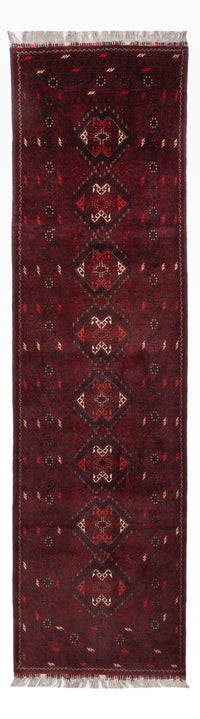Tappeto corsia Tappeto afgano - 295 x 79 cm - rosso