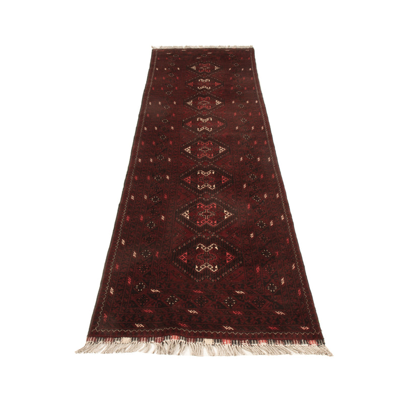 Tappeto corsia Tappeto afgano - 295 x 79 cm - rosso
