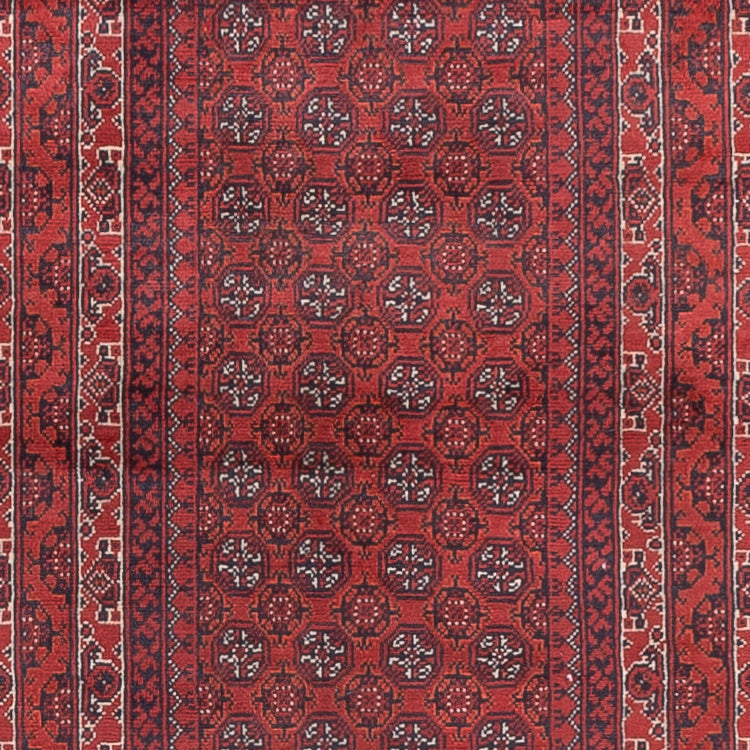 Tappeto corsia Tappeto afgano - Bukhara - 376 x 75 cm - rosso