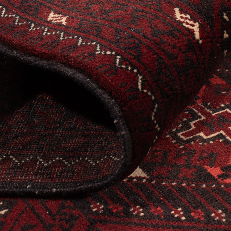 Tappeto corsia Tappeto afgano - 300 x 79 cm - rosso