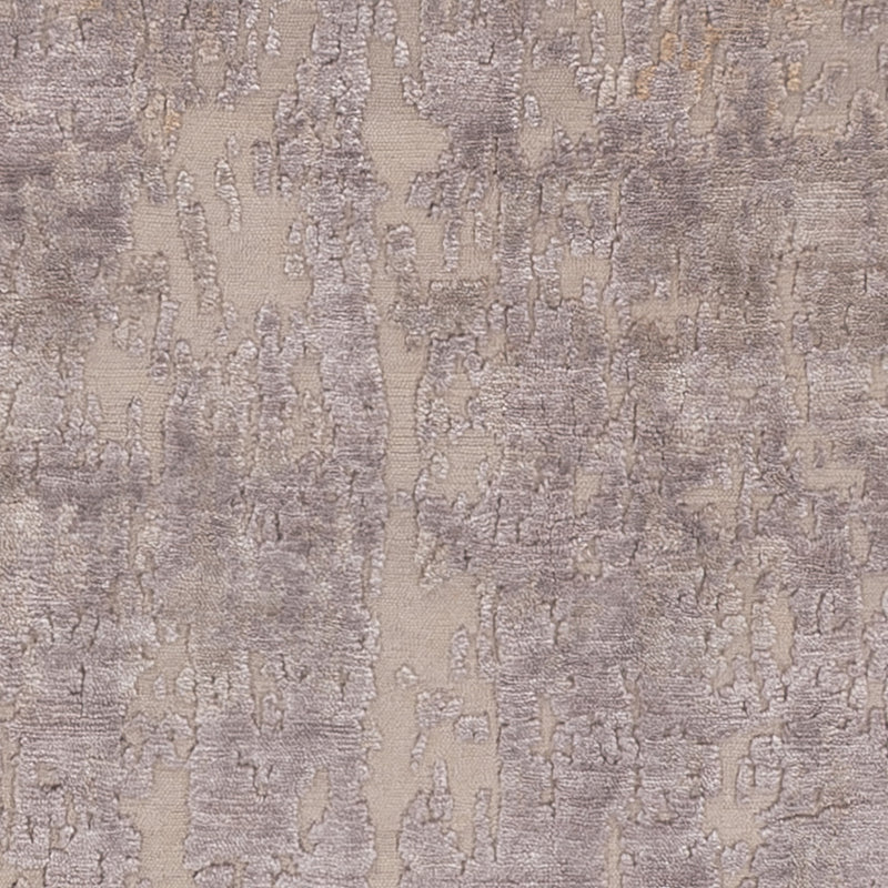 Designer Teppich - 197 x 154 cm - silber