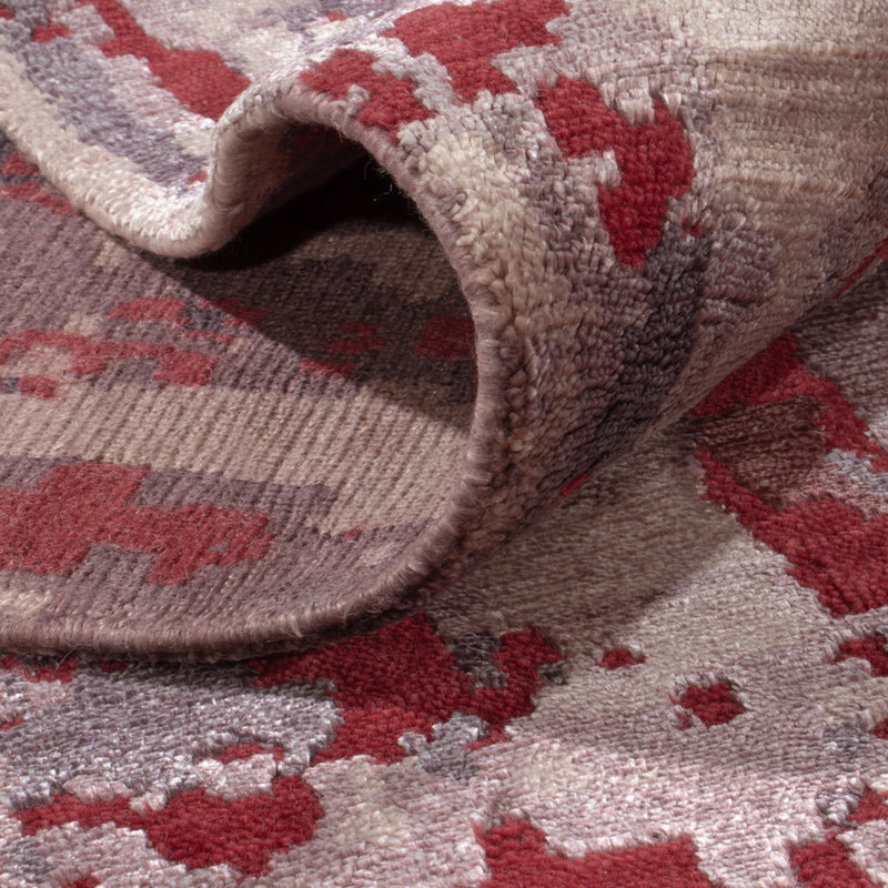 Designer Teppich - 300 x 203 cm - rot