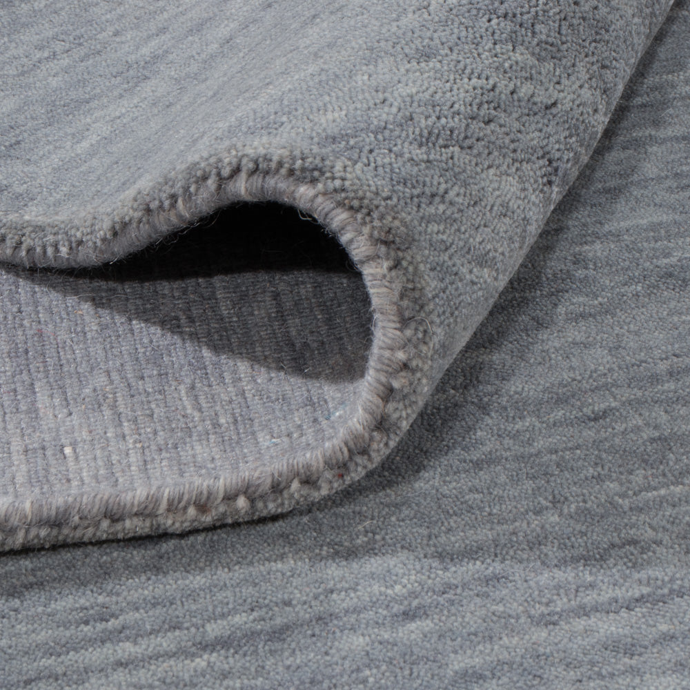 Gabbeh Teppich - Loribaft Softy quadratisch  - 200 x 200 cm - grau