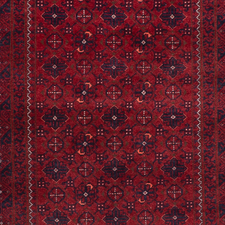 Tappeto corsia Tappeto afgano - 384 x 84 cm - rosso