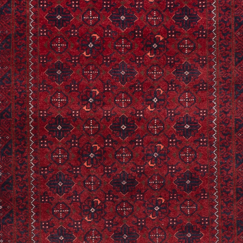 Tappeto corsia Tappeto afgano - 384 x 84 cm - rosso