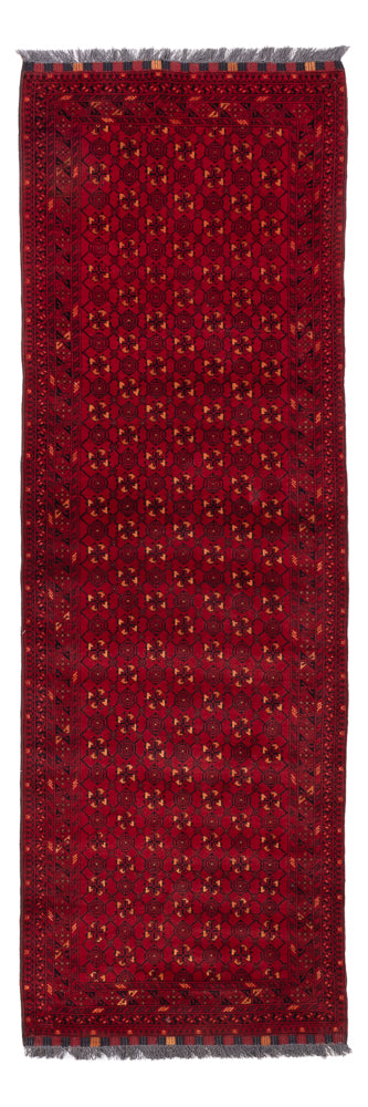 Tappeto corsia Tappeto afgano - 277 x 89 cm - rosso