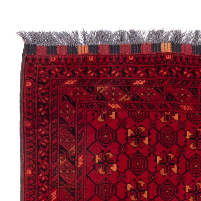 Tappeto corsia Tappeto afgano - 277 x 89 cm - rosso