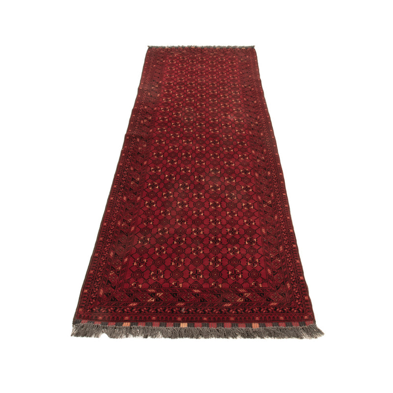 Tappeto corsia Tappeto afgano - 277 x 89 cm - rosso