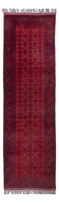 Tappeto corsia Tappeto afgano - Bukhara - 285 x 78 cm - rosso