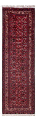 Tappeto corsia Tappeto afgano - Bukhara - 285 x 82 cm - rosso