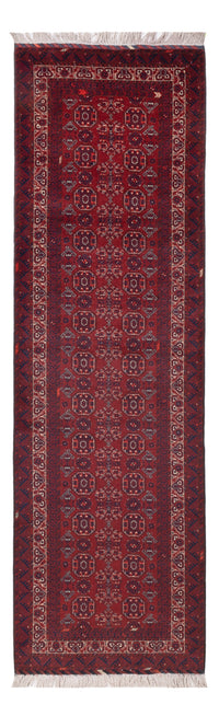 Tappeto corsia Tappeto afgano - Bukhara - 285 x 82 cm - rosso
