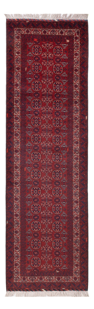 Tappeto corsia Tappeto afgano - Bukhara - 285 x 82 cm - rosso