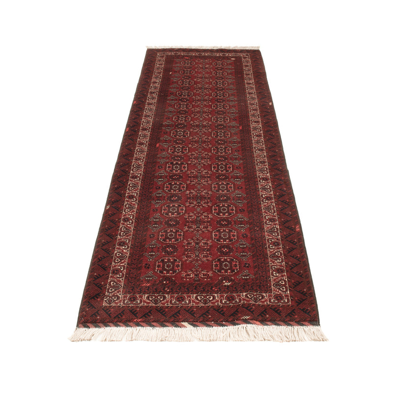 Tappeto corsia Tappeto afgano - Bukhara - 285 x 82 cm - rosso