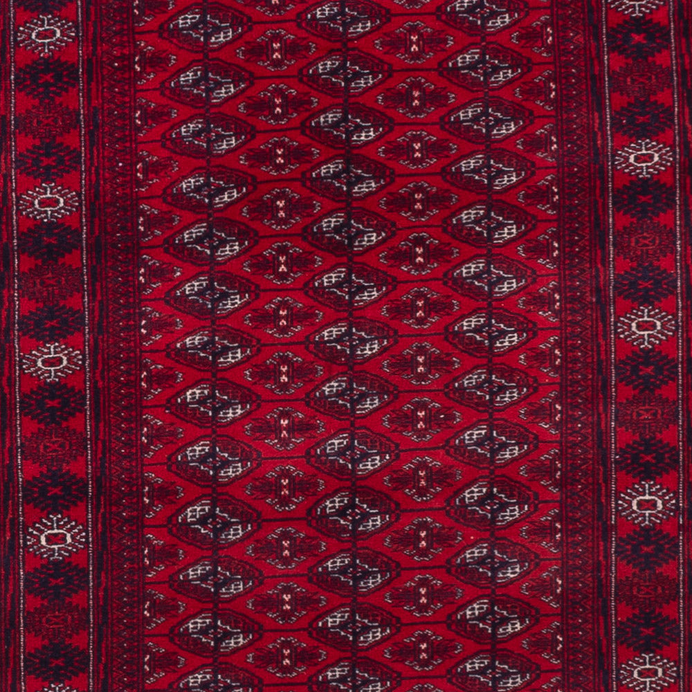 Tappeto corsia Tappeto Turkaman - 396 x 87 cm - rosso