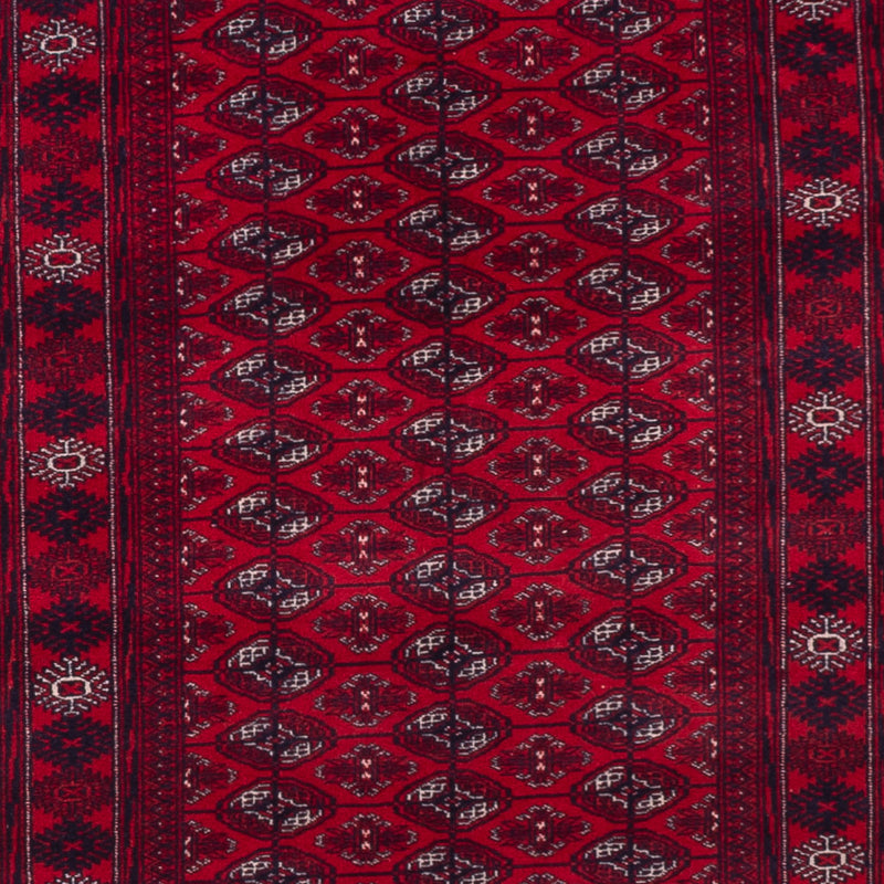 Tappeto corsia Tappeto Turkaman - 396 x 87 cm - rosso