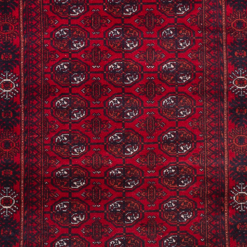 Tappeto corsia Tappeto afgano - Bukhara - 294 x 84 cm - rosso