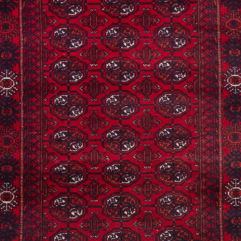Tappeto corsia Tappeto afgano - Bukhara - 294 x 84 cm - rosso