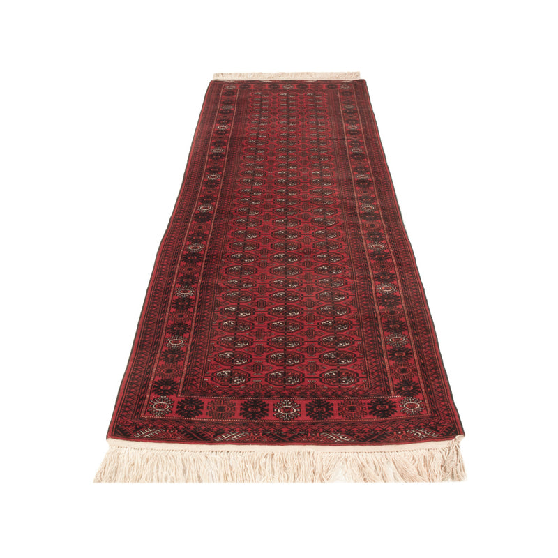 Tappeto corsia Tappeto afgano - Bukhara - 294 x 84 cm - rosso