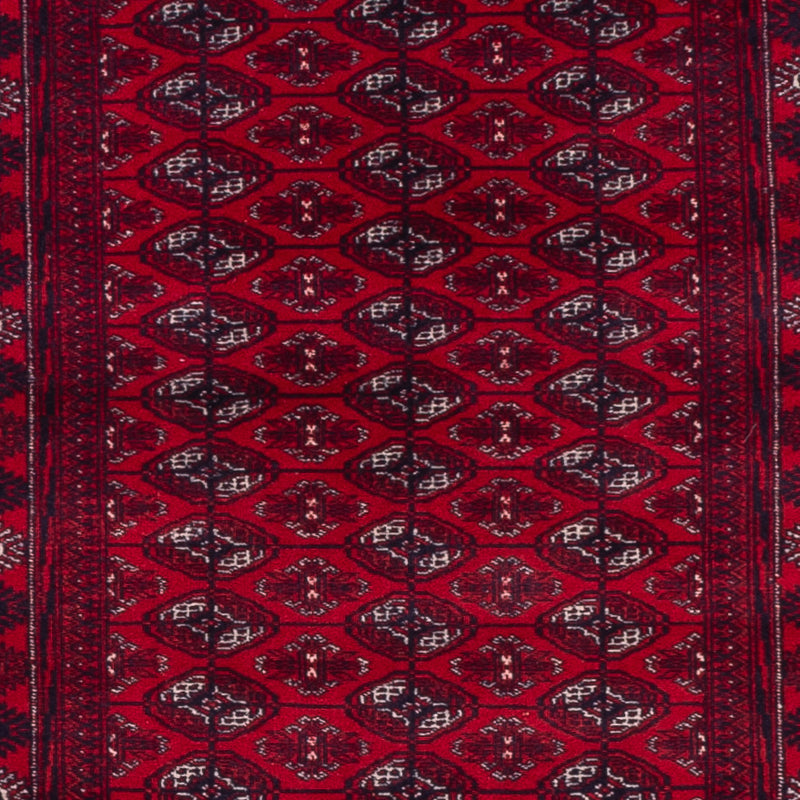 Tappeto corsia Tappeto afgano - Bukhara - 397 x 86 cm - rosso