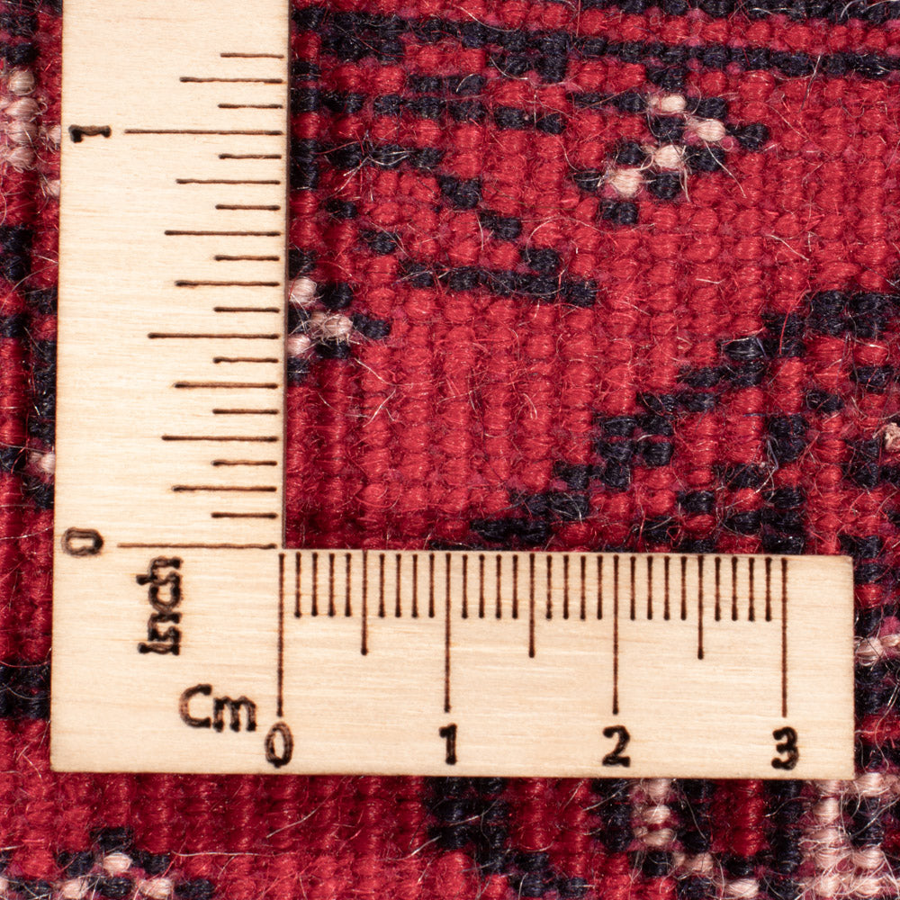 Tappeto corsia Tappeto afgano - Bukhara - 397 x 86 cm - rosso