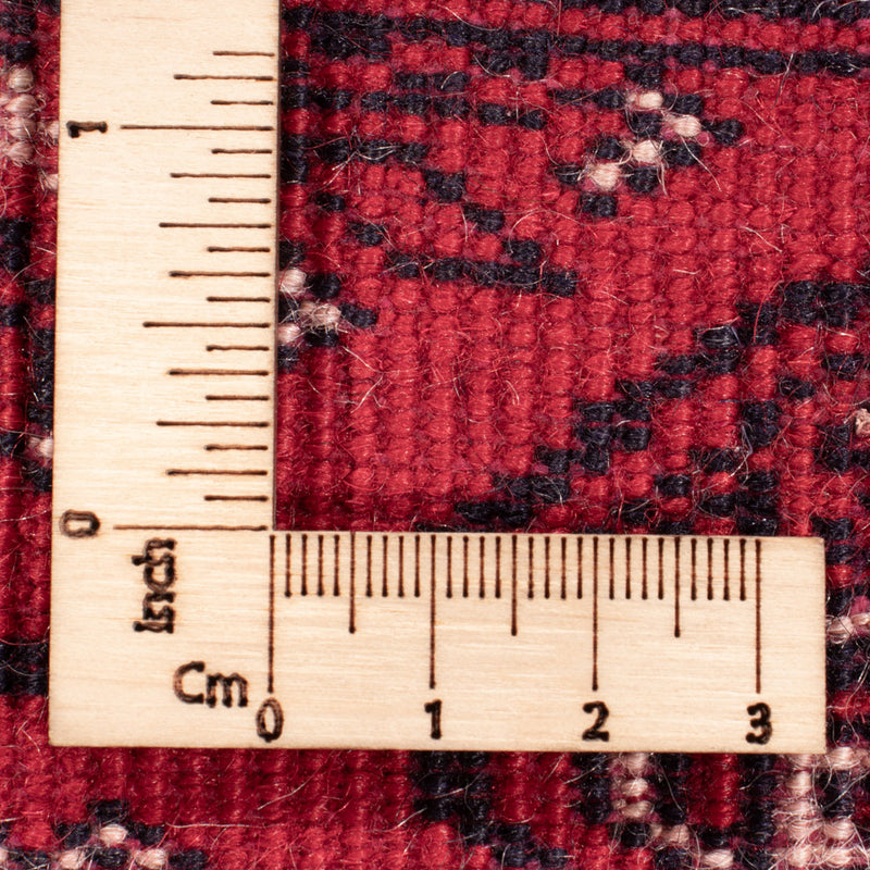 Tappeto corsia Tappeto afgano - Bukhara - 397 x 86 cm - rosso