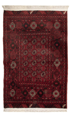 Tappeto afgano - 119 x 77 cm - rosso scuro