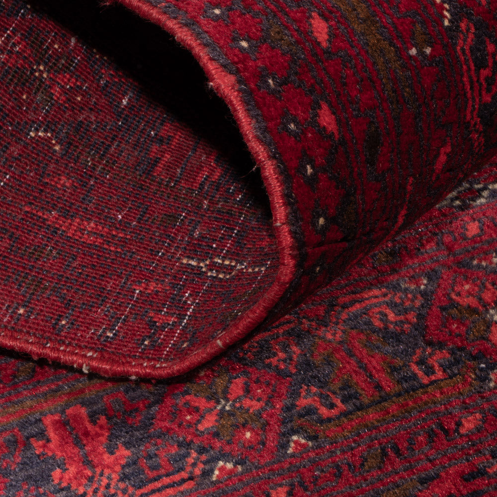 Tappeto afgano - 118 x 57 cm - rosso scuro