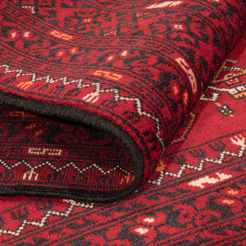 Tappeto afgano - Bukhara - 147 x 104 cm - rosso