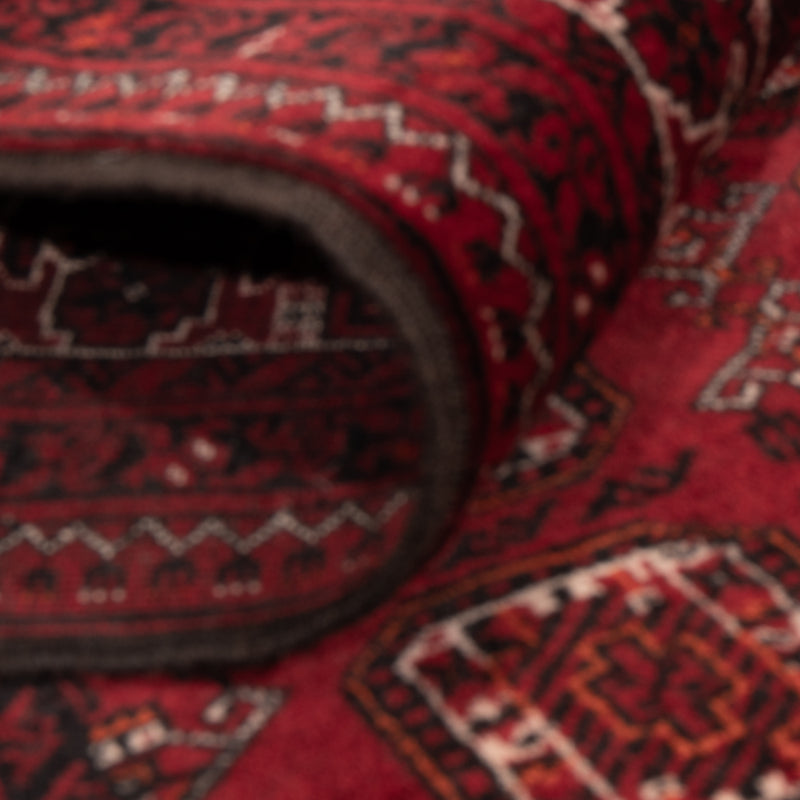 Tappeto afgano - Bukhara - 140 x 102 cm - rosso scuro