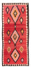 Tappeto corsia Tappeto Kelim - Vecchio - 387 x 160 cm - multicolore