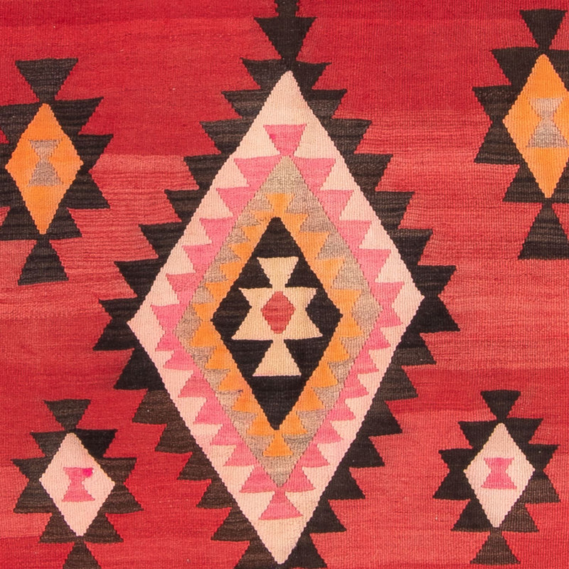 Tappeto corsia Tappeto Kelim - Vecchio - 387 x 160 cm - multicolore