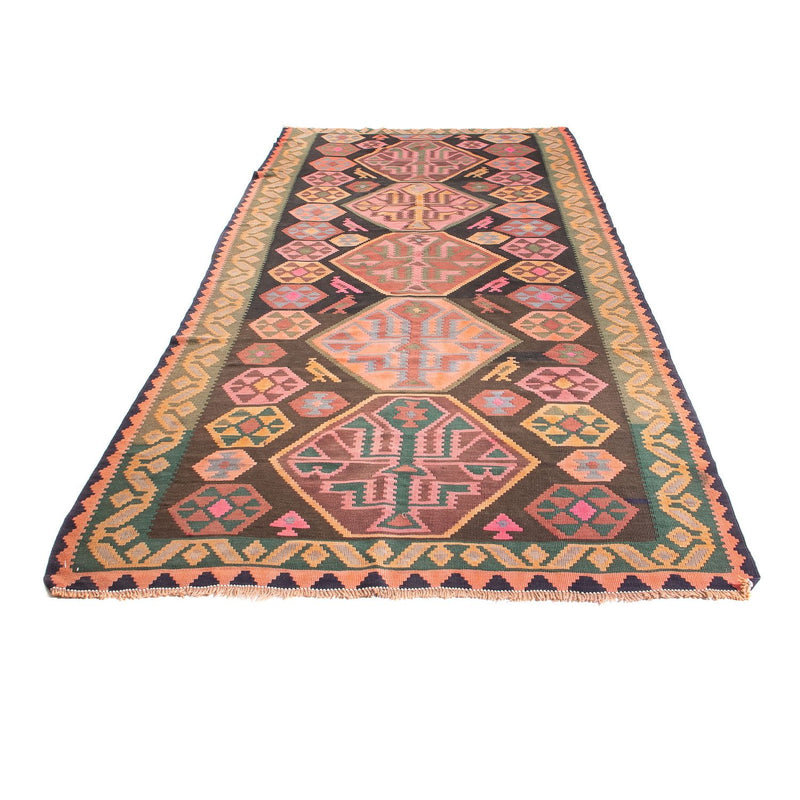 Tappeto corsia Tappeto Kelim - Vecchio - 340 x 150 cm - multicolore