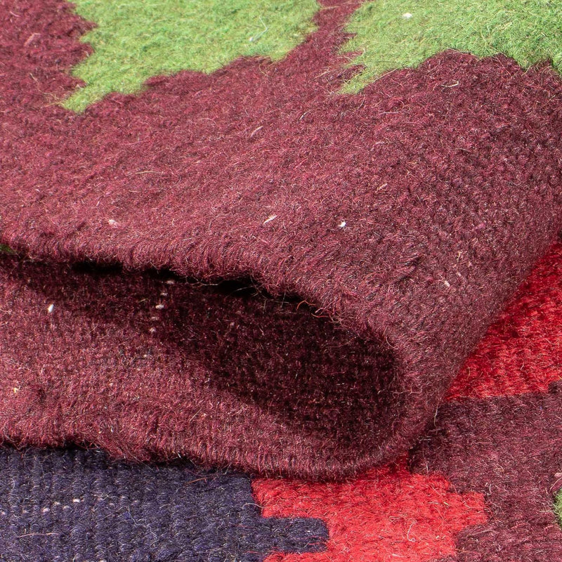 Tappeto corsia Tappeto Kelim - Vecchio - 275 x 110 cm - multicolore