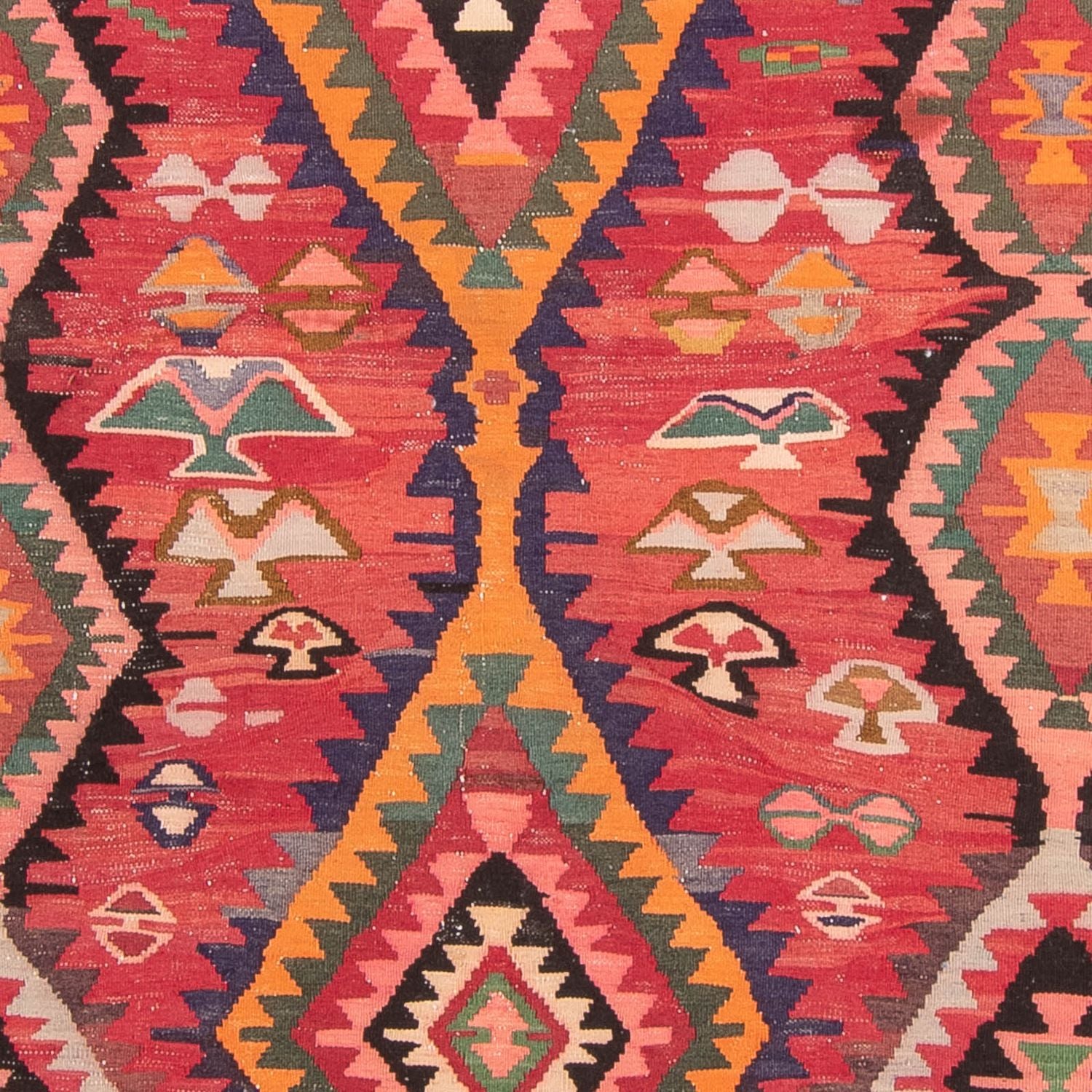 Tappeto corsia Tappeto Kelim - Vecchio - 310 x 165 cm - multicolore