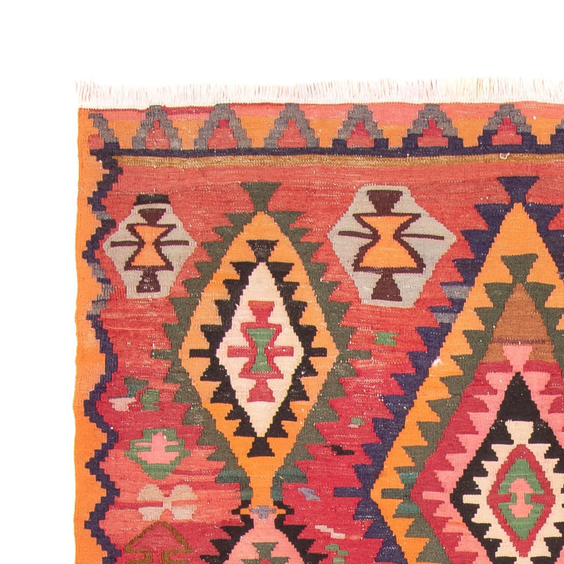 Tappeto corsia Tappeto Kelim - Vecchio - 310 x 165 cm - multicolore