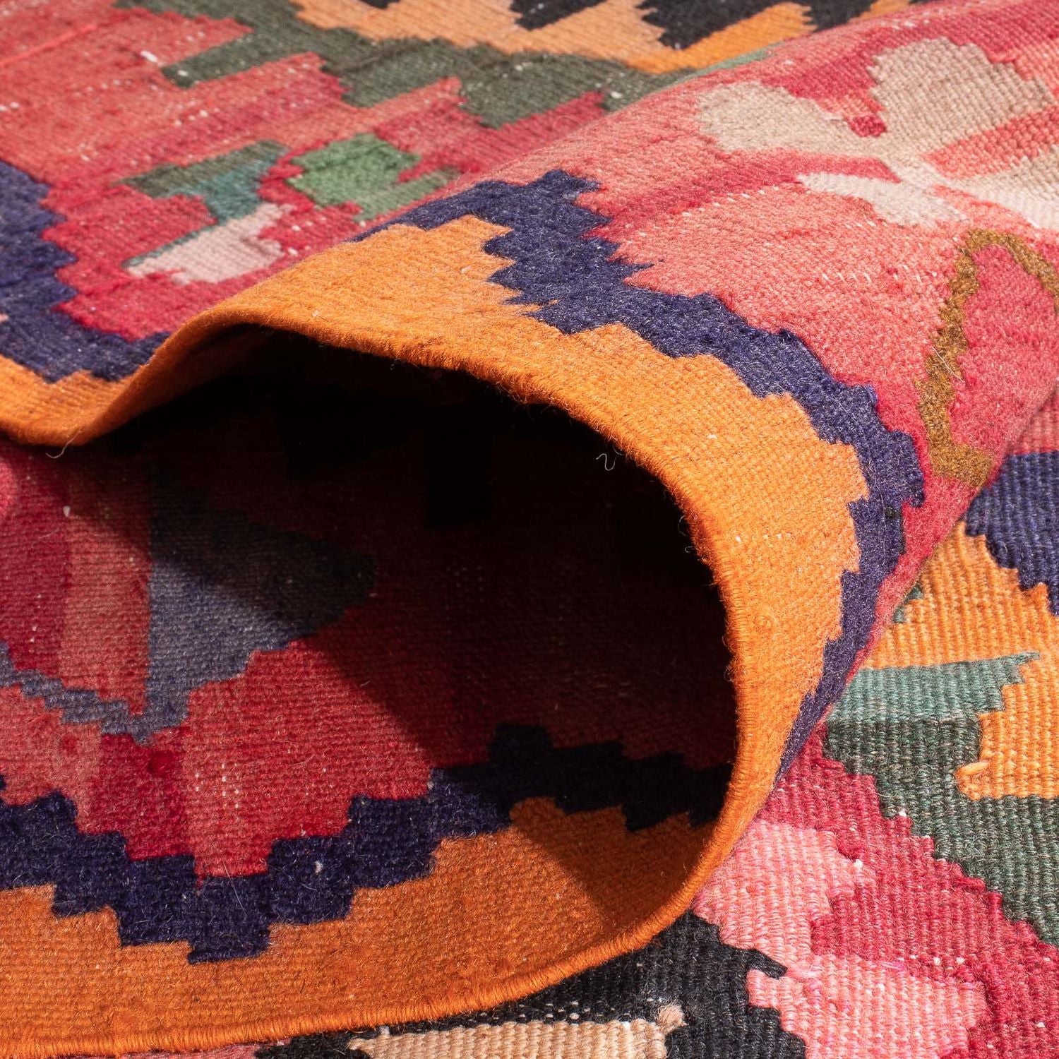 Tappeto corsia Tappeto Kelim - Vecchio - 310 x 165 cm - multicolore