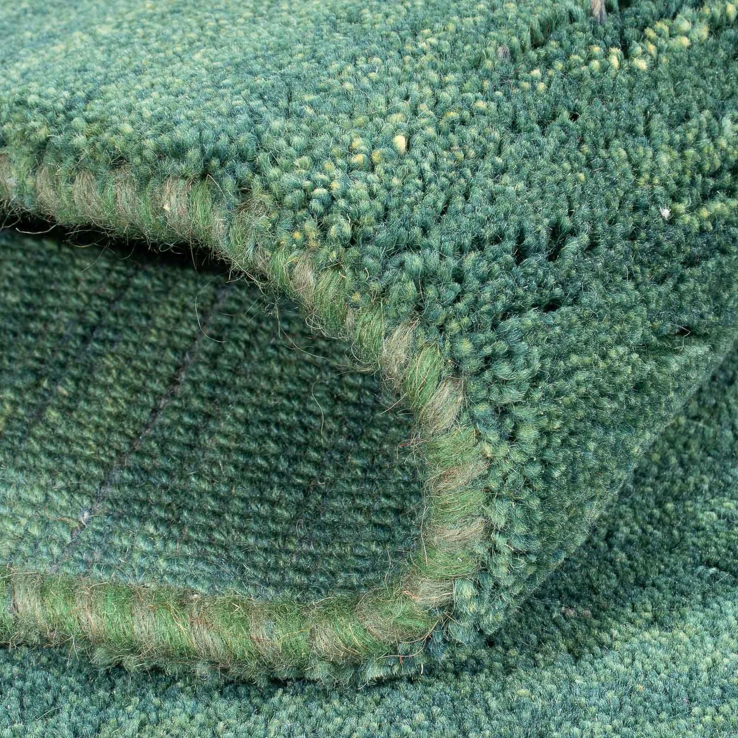 Tappeto Gabbeh - Persero - 146 x 95 cm - verde scuro