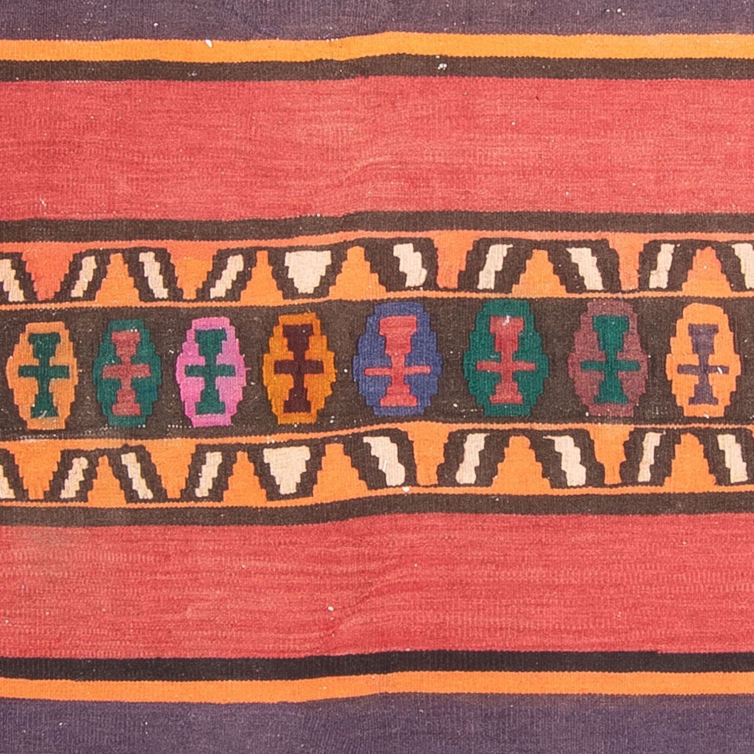 Tappeto corsia Tappeto Kelim - Vecchio - 310 x 144 cm - multicolore