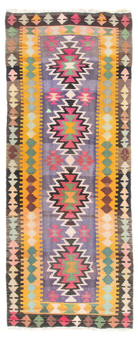 Tappeto corsia Tappeto Kelim - Vecchio - 360 x 147 cm - multicolore